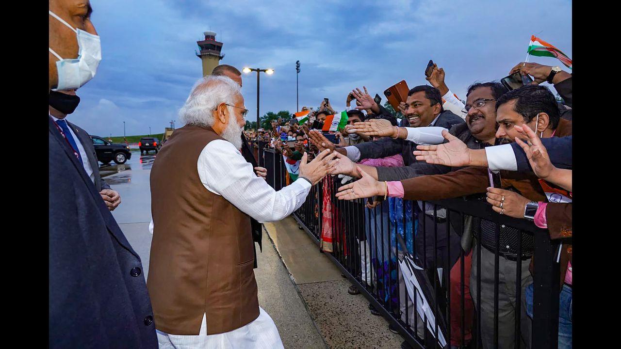 On Wednesday, Modi had said that his visit will be an occasion to strengthen the strategic partnership with the United States, Japan and Australia. Pic/PTI